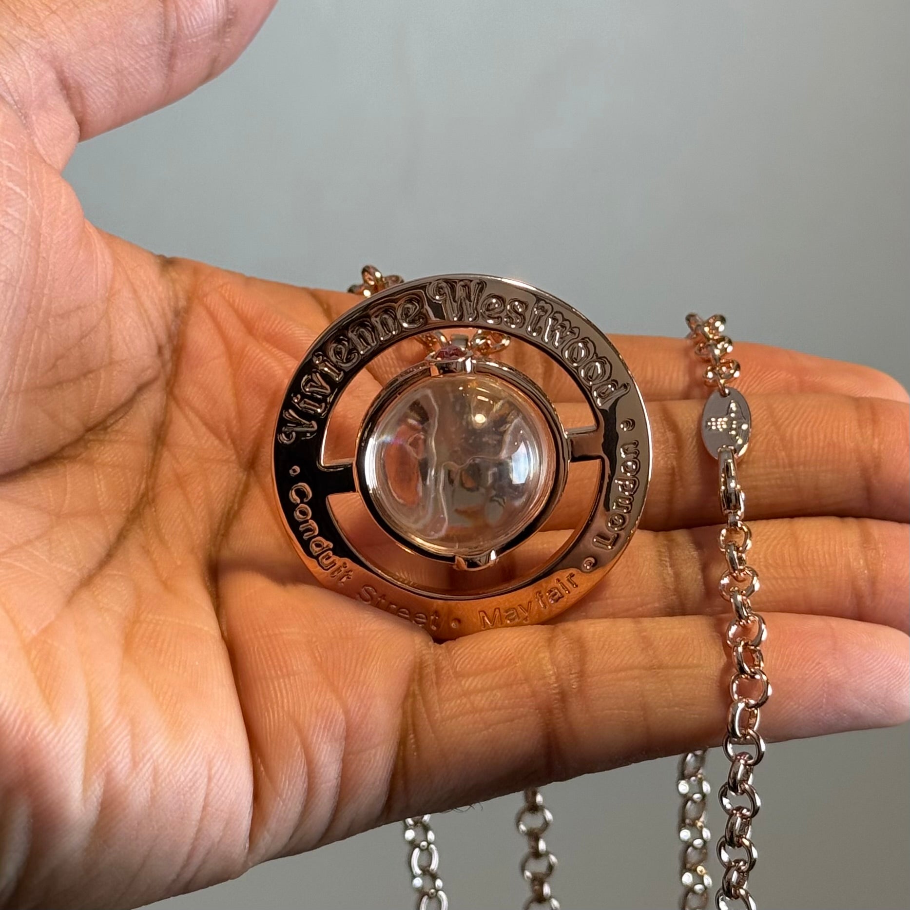 Clear & Rose Gold - 20mm