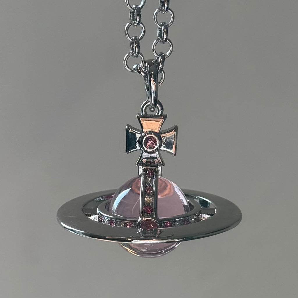 Pink & Silver - 20mm