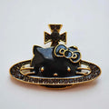 Kitty Gem Orb Pin Brooch